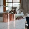 Hammered Copper Canisters Large 1 Hammered Copper Canisters Large -Uncommon James H03T HAMCOPCAN LARGE L