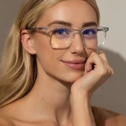 Blue Light Glasses - Lucite Frame -Uncommon James H05O BLUELIGHTGLASSES LEUCITE M 1