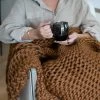 Chunky Knit Throw -Uncommon James H05S CHUNKYKNITTHROW L