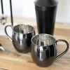 Gunmetal Moscow Mule Mugs (Set Of 2) 2 Gunmetal Moscow Mule Mugs (Set Of 2) -Uncommon James H05T GUNMETALMJGS L 1