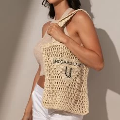 Straw Tote Bag -Uncommon James H09 STRAWTOTE M1