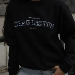 Charleston Sweatshirt 12 Charleston Sweatshirt -Uncommon James H09A CHARLESTONSWEAT BLACK 3
