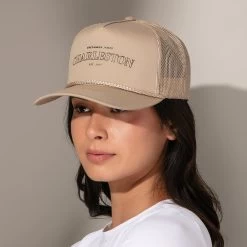 Charleston Trucker Hat -Uncommon James H09A CHARLTRUCKHAT BEIGE 1