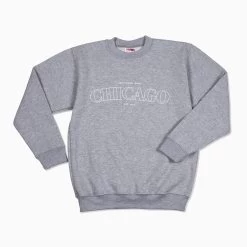 Chicago Sweatshirt 11 Chicago Sweatshirt -Uncommon James H09A CHICAGOSWEAT ASH 2