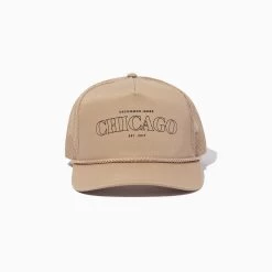 Chicago Trucker Hat -Uncommon James H09A CHICAGOTRUCKHAT BEIGE 3