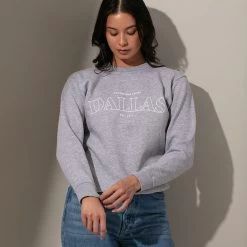 Dallas Sweatshirt 13 Dallas Sweatshirt -Uncommon James H09A DALLASSWEAT ASH 1