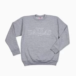 Dallas Sweatshirt 11 Dallas Sweatshirt -Uncommon James H09A DALLASSWEAT ASH 2