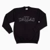 Dallas Sweatshirt -Uncommon James H09A DALLASSWEAT BLACK 2