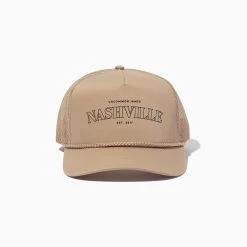 Nashville Trucker Hat 17 Nashville Trucker Hat -Uncommon James H09A NASHTRUCKHAT BEIGE 3