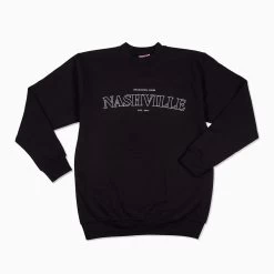 Nashville Sweatshirt 11 Nashville Sweatshirt -Uncommon James H09A NASHVILLESWEAT BLACK 2