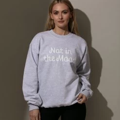 Not In The Mood Sweatshirt -Uncommon James H10A NOMOODSWEAT ASH M1