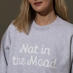 Not In The Mood Sweatshirt -Uncommon James H10A NOMOODSWEAT ASH M3