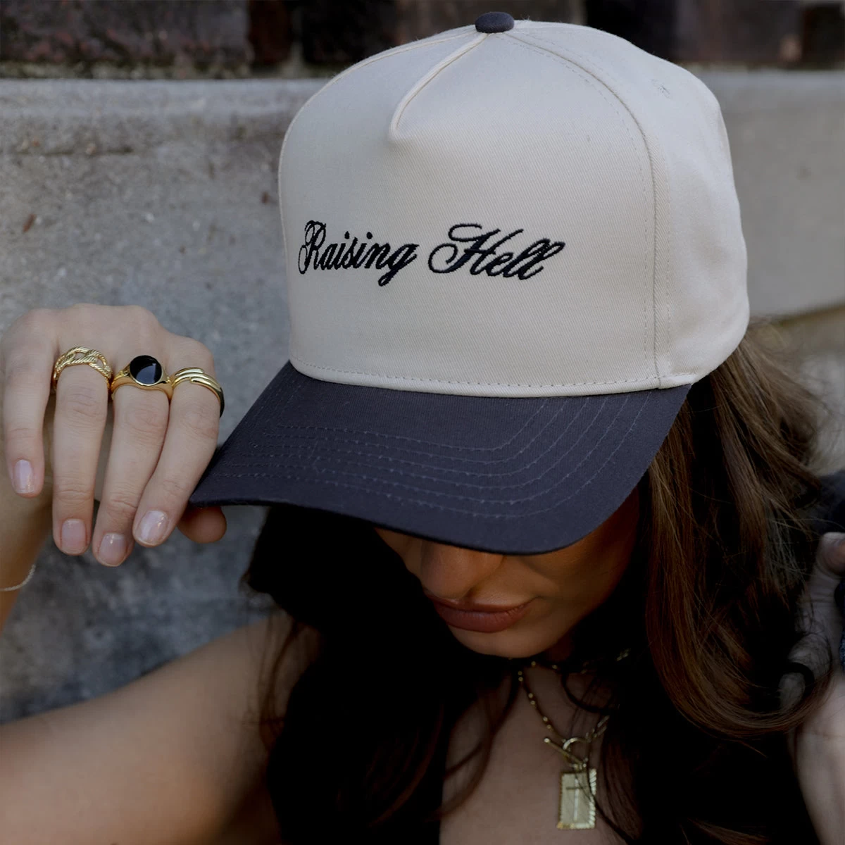 Raising Hell Trucker Hat 4 Raising Hell Trucker Hat - Image 2