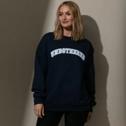 Unbothered Sweatshirt -Uncommon James H10A UNBOTHEREDSWEAT NAVY M1