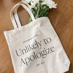 Motto Canvas Tote Bag -Uncommon James H11 UNLIKELYTOTE 4