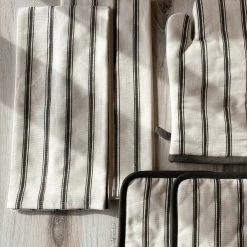 Classic Striped Dish Towel (Set Of 2) -Uncommon James H12 CLASSICSTRPTWL 4