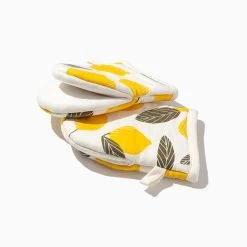 Lemon Mini Oven Mitt (set Of 2) -Uncommon James H12 LEMONMINIOVMITT 2