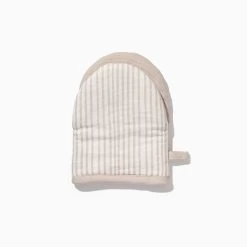Tan Striped Mini Oven Mitt (set Of 2) -Uncommon James H12 TANSTRPMINIOVMITT 1