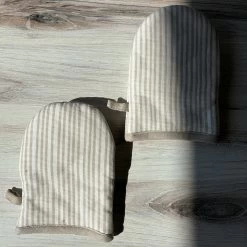 Tan Striped Mini Oven Mitt (set Of 2) -Uncommon James H12 TANSTRPMINIOVMITT 4