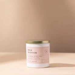 Rose Blossom Candle -Uncommon James HC ROSEBLOSSOM NEW 10oz