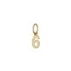 Number 6 Charm 2 Number 6 Charm -Uncommon James J09C N 6 GLD