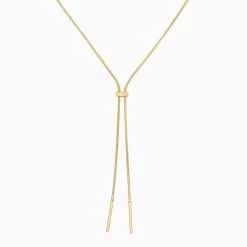 Thin Air Lariat Necklace -Uncommon James J09N THINAIR GOLD 2