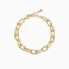 Linked Chain Bracelet -Uncommon James J10B LINKEDCHAINBRACELET GOLD