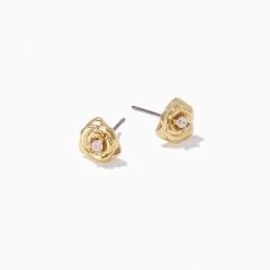Rose Stud Earrings -Uncommon James J10E ROSESTUDEARRINGS GOLD 2