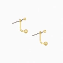 Two Way Street Ear Jacket -Uncommon James J10E TWOWAYSTSTUDS GOLD