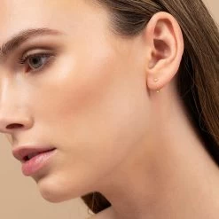 Two Way Street Ear Jacket -Uncommon James J10E TWOWAYSTSTUDS GOLD M