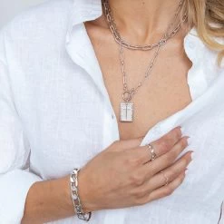 Cross Pendant Necklace 14 Cross Pendant Necklace -Uncommon James J10N CROSSPENDANT SILVER M 1