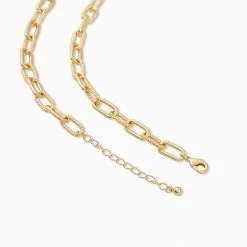 Double Linked Chain Necklace -Uncommon James J10N DOUBLELINKEDCHAIN GOLD 3