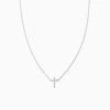 Simple Cross Necklace -Uncommon James J10N SIMPLECROSS SS 1