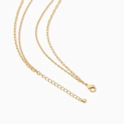 Simple Double Chain Necklace -Uncommon James J10N SIMPLEDOUBLECHAIN GOLD 3