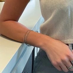 Mini Gilded Bracelets -Uncommon James J11B MINIGILDED SS KC 1