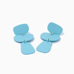 Nudist Earrings -Uncommon James J11E NUDIST GOLD BLUE 2