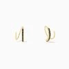 Seeing Double Earrings -Uncommon James J11E SEEDBL BLACK 1