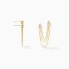 Triple Chain Ear Climber 2 Triple Chain Ear Climber -Uncommon James J11E TRPLCHNCLMB GOLD 1