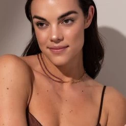 Bead And Chain Necklace -Uncommon James J11N BEADCHAIN GOLD M 1