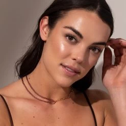 Bead And Chain Necklace -Uncommon James J11N BEADCHAIN GOLD M 2