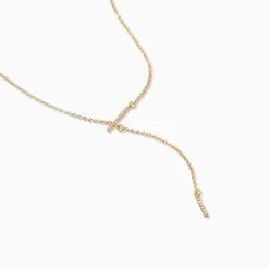 Imperfect Lariat Necklace -Uncommon James J11N IMPERFECT GOLD 2