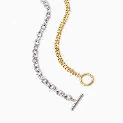 Mixed Up Necklace 8 Mixed Up Necklace -Uncommon James J11N MXDUP MXDMTL GOLD 3