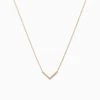 Studded Baby V Necklace -Uncommon James J11N STUDDEDBABYV GOLD 1
