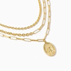 Three's Company Necklace -Uncommon James J11N THREESCOMP GOLD 2