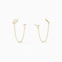 Chain And Cuff Ear Climber