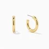 Classic Thick Gold Hoops