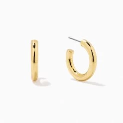 Classic Thick Gold Hoops