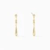 On The List Earrings -Uncommon James J12E ONLIST GOLD 1