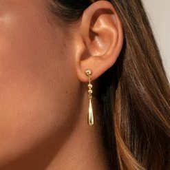 On The List Earrings -Uncommon James J12E ONLIST GOLD M 1