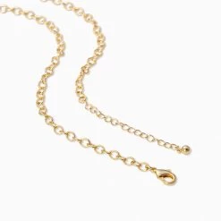 Circle Chain Lariat Necklace 10 Circle Chain Lariat Necklace -Uncommon James J12N CIRCLECHAIN GOLD 3